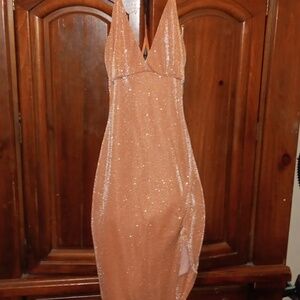 NWOT Sparkling Pink RUDA Cocktail dress